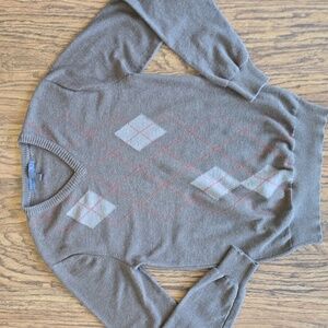Old Navy Men's Argyle V-Neck Sweater - Men's Size S